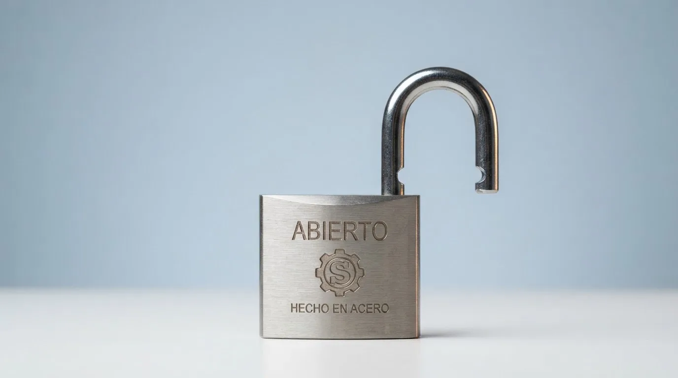 Sello oficial de la Dirección General de Ordenación del Juego sobre un fondo institucional, junto a un candado abierto