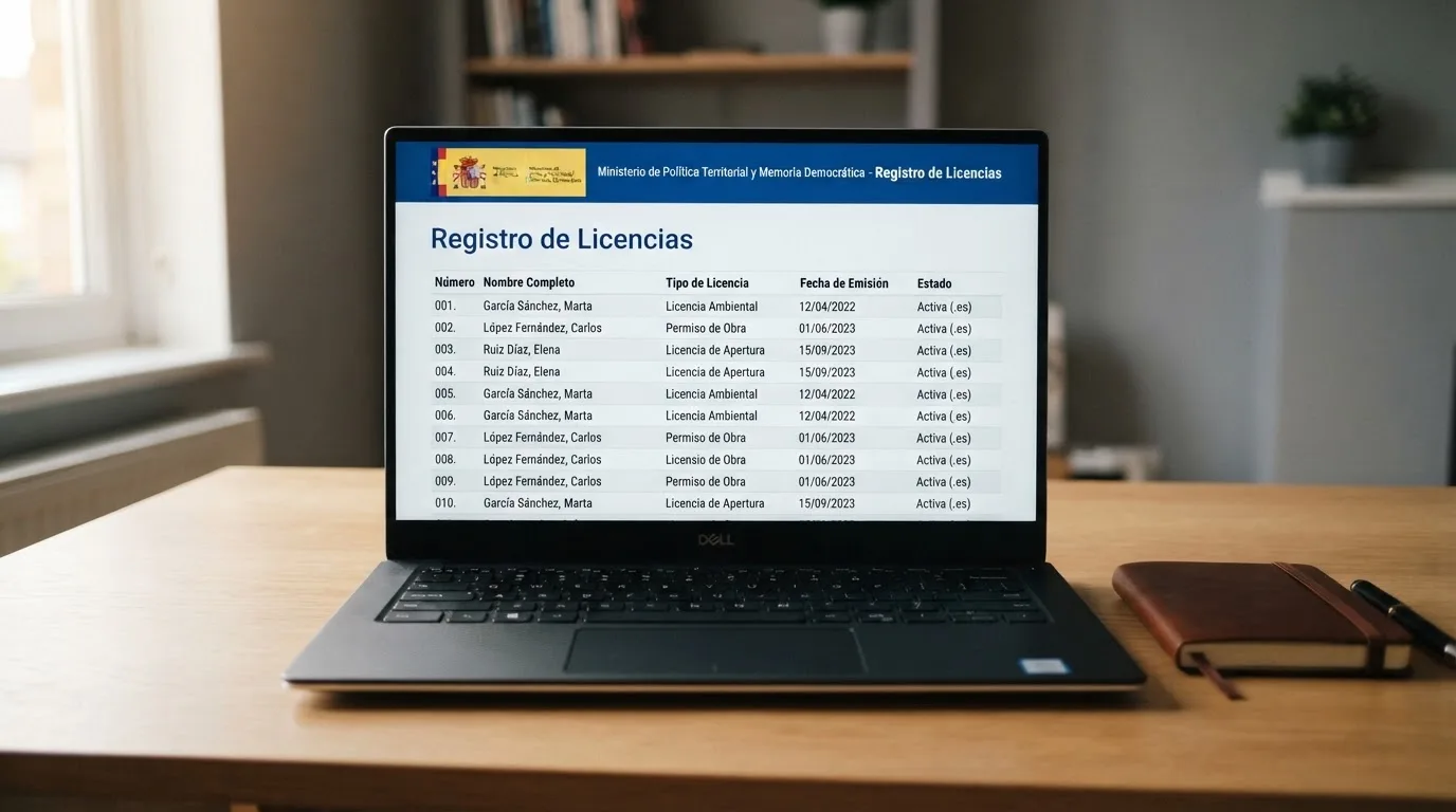 Captura del listado oficial de operadores con licencia DGOJ en la sede electrónica de ordenacionjuego.es mostrando el dominio .es como señal
